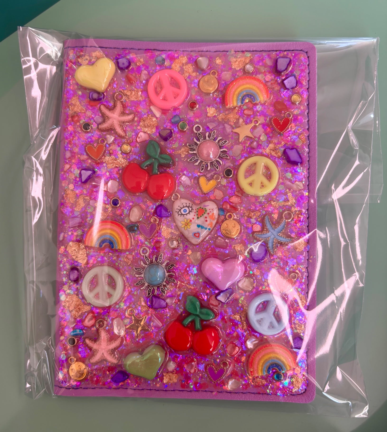 Funky Passport Cover 🍒🌈✨