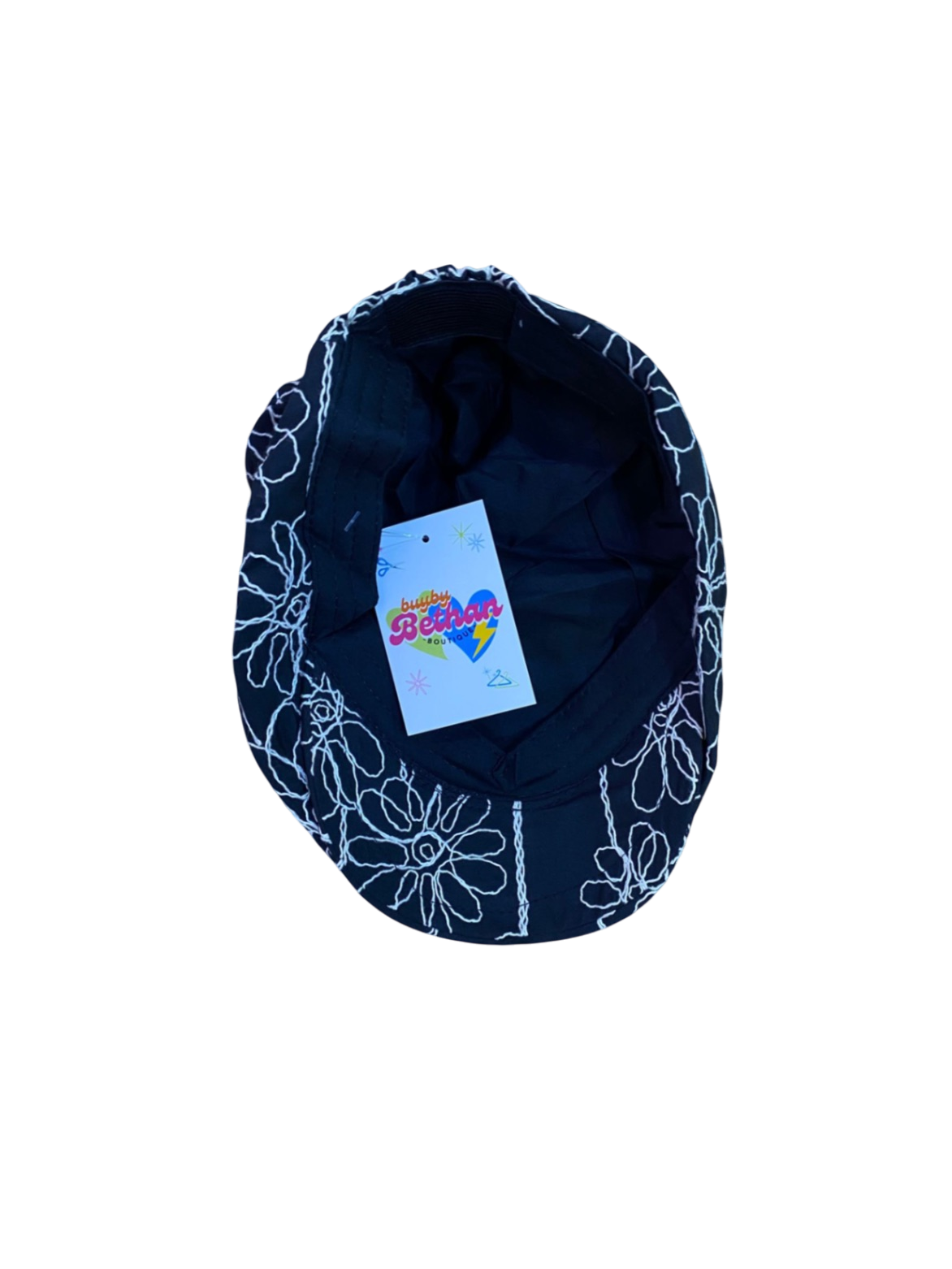 Flower Flat Cap - Beige