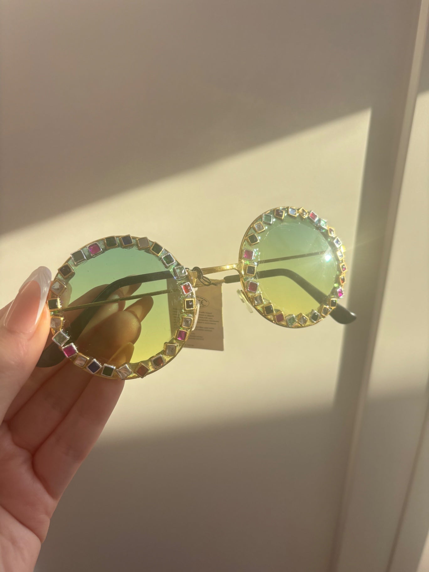 Rhinestone Rainbow Sunglasses ✨