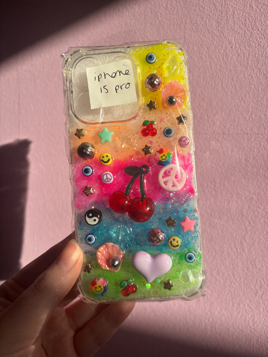 Funky phone case - IPhone 15 pro 🍒