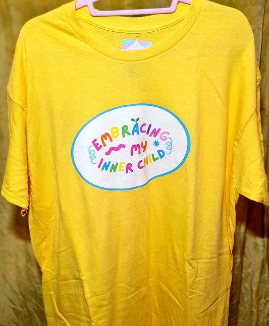 Embracing my inner child tshirt XL