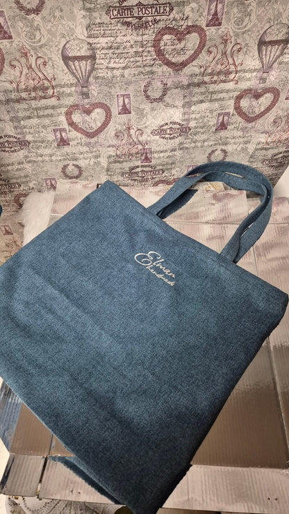 Blue tote