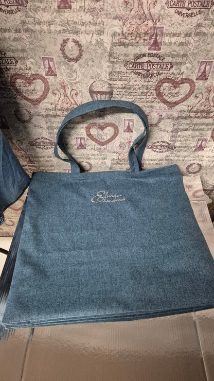 Blue tote