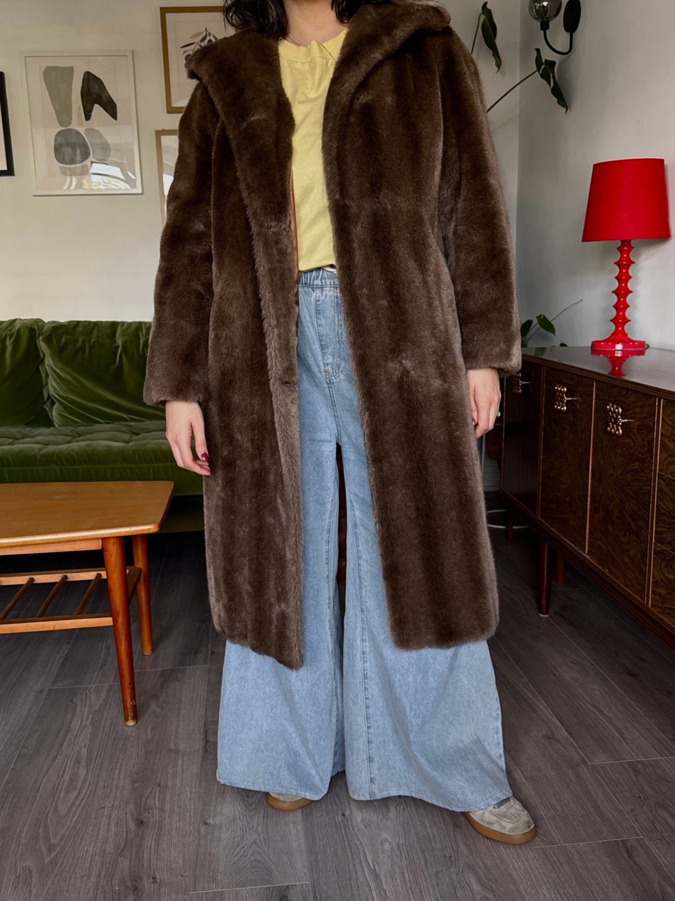 Vintage Faux Fur Coat