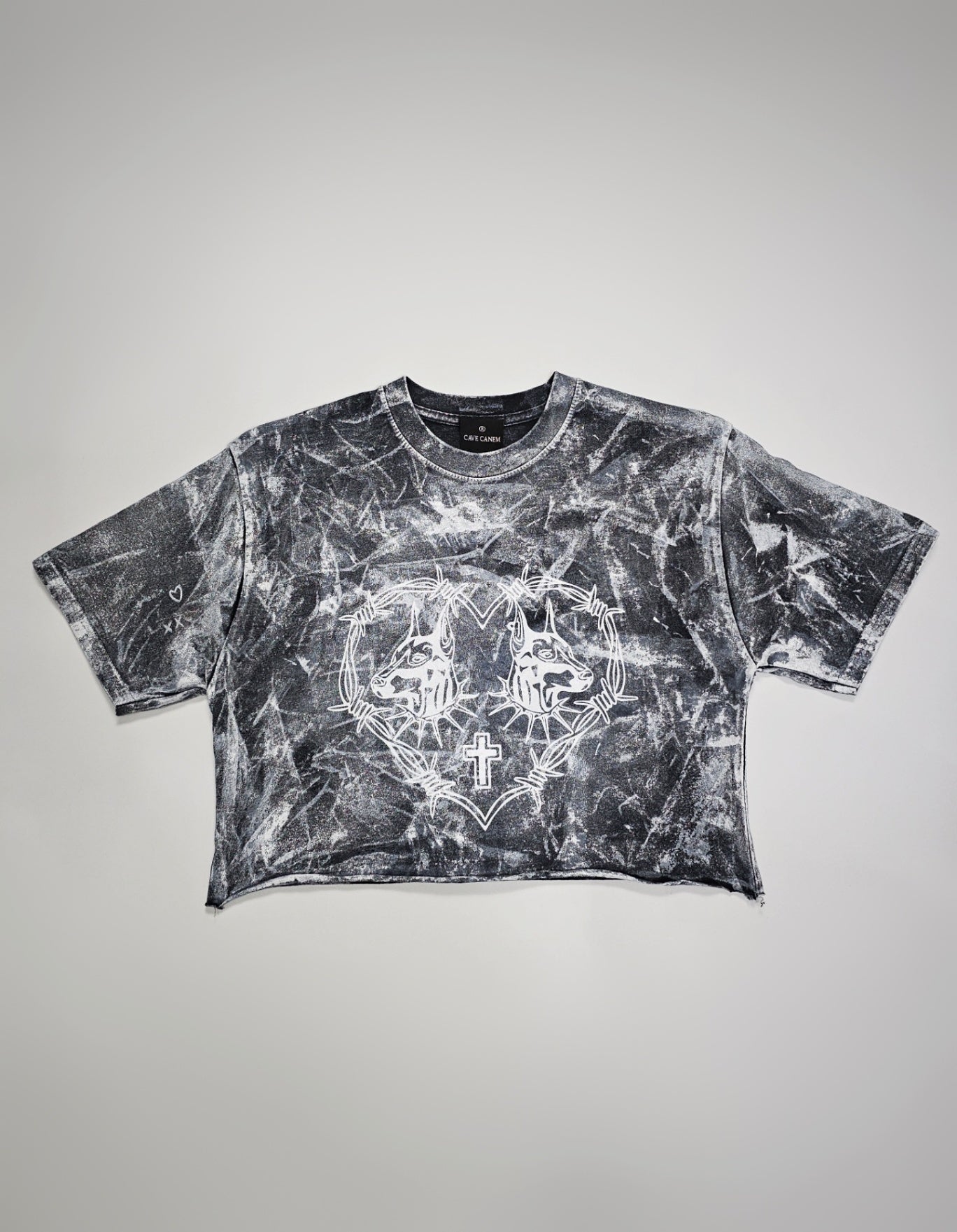 CC Painted Heart Crop Top 