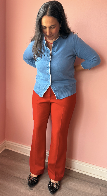 Vintage Red Trousers