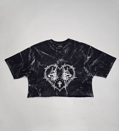 Painted Heart Crop Top 