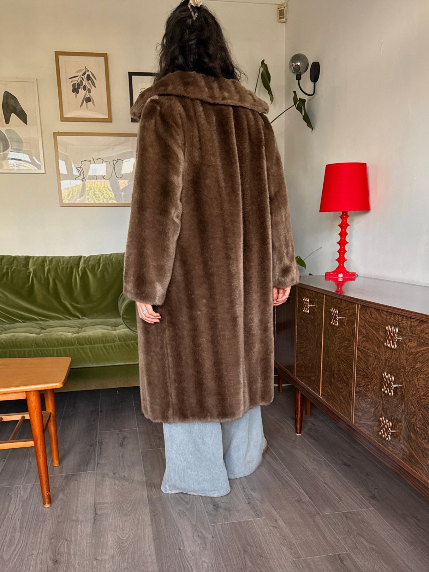 Vintage Faux Fur Coat