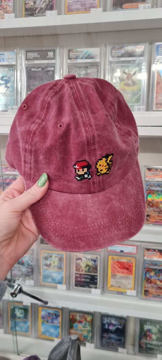 Ash and Pikachu Sprite Red Cap