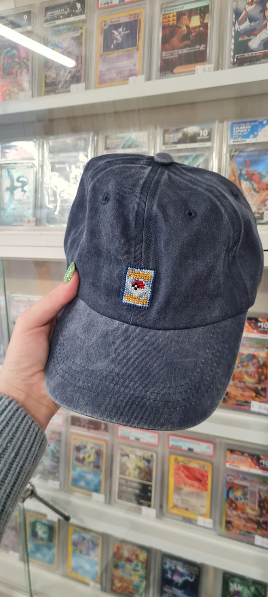 Pokemon TCG Card Navy Cap