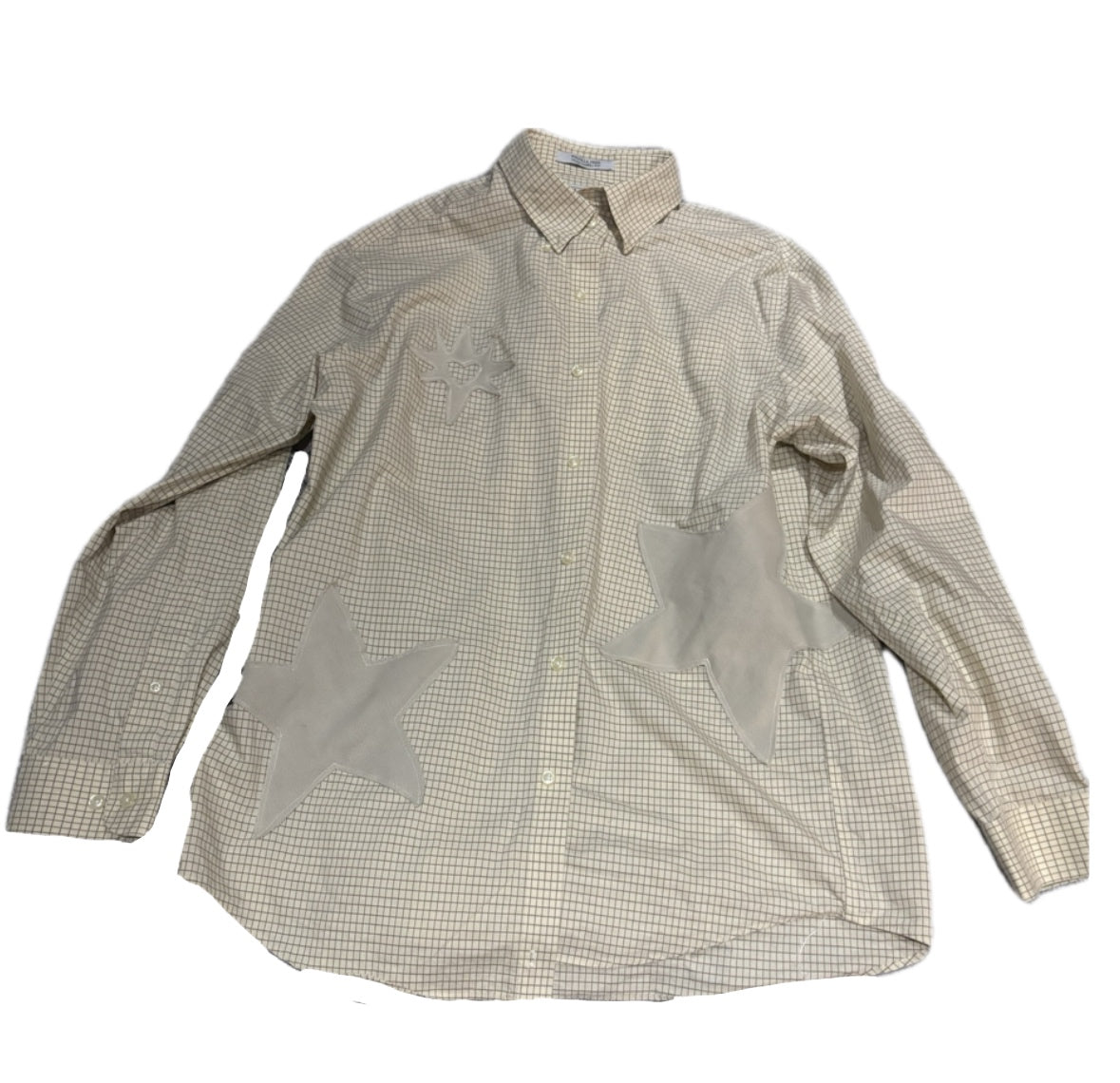 Upcycled beige shirt 