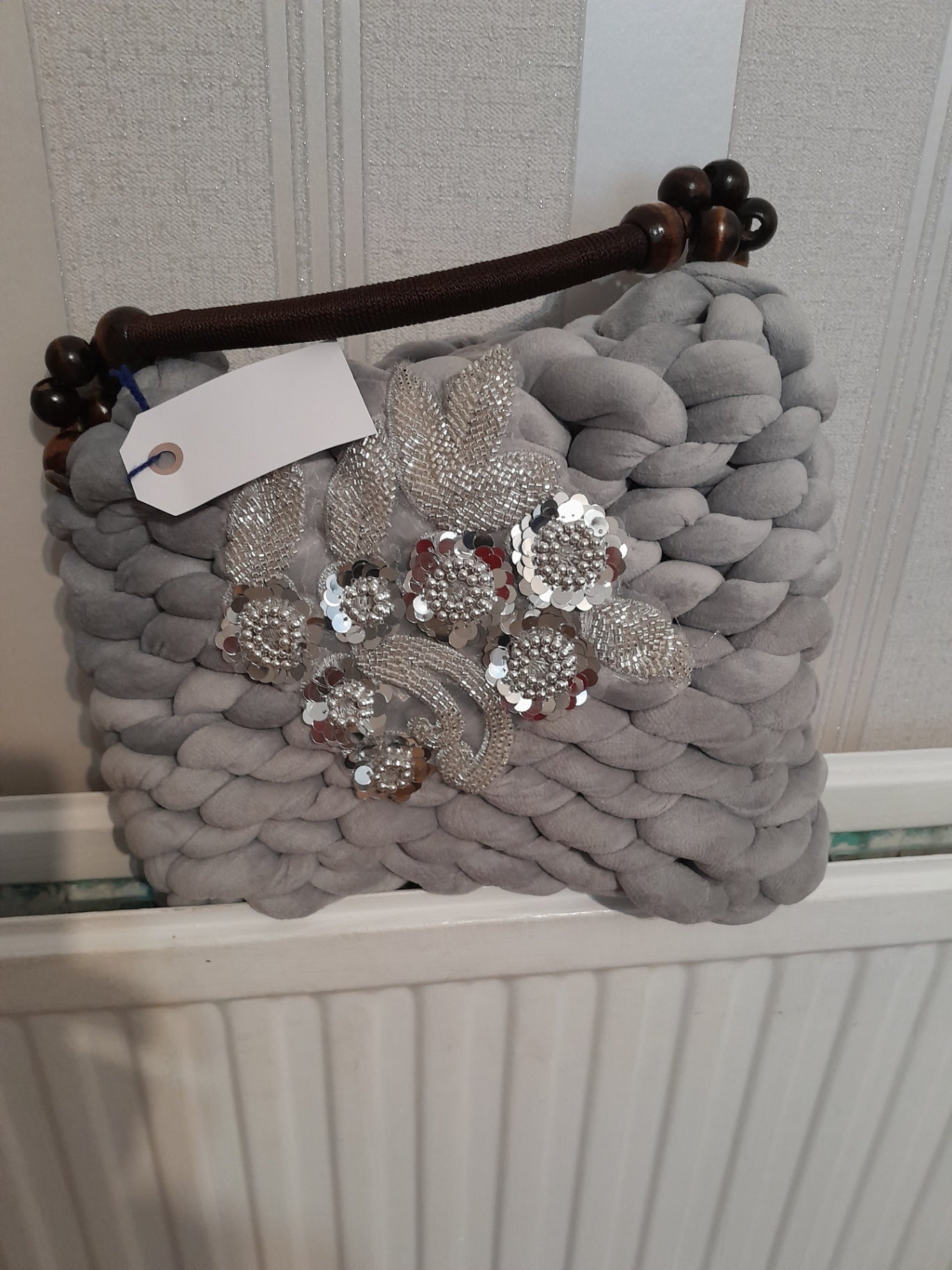 Handmade  bag with bling