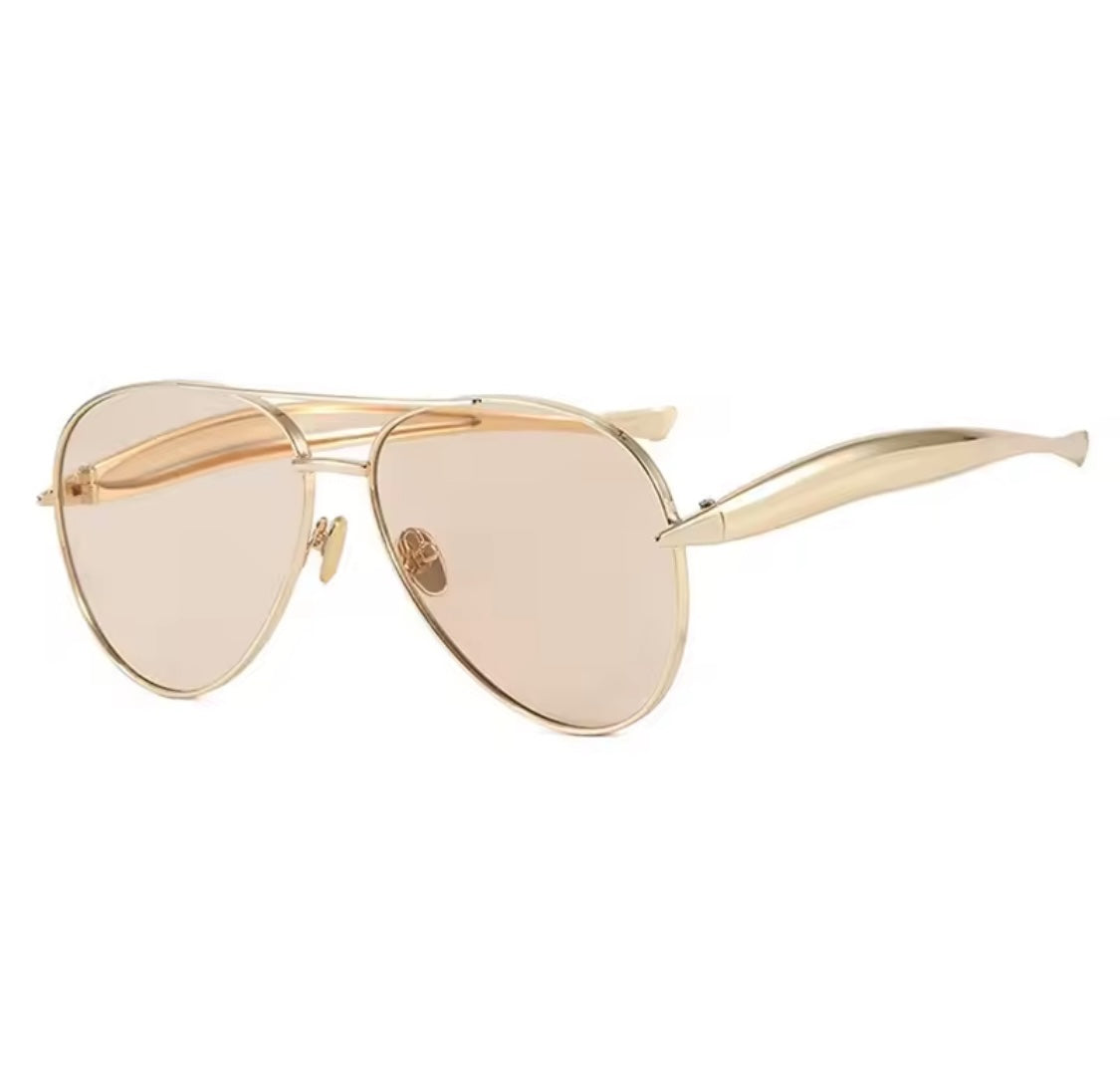 Zara Gold Tea Tony Aviators