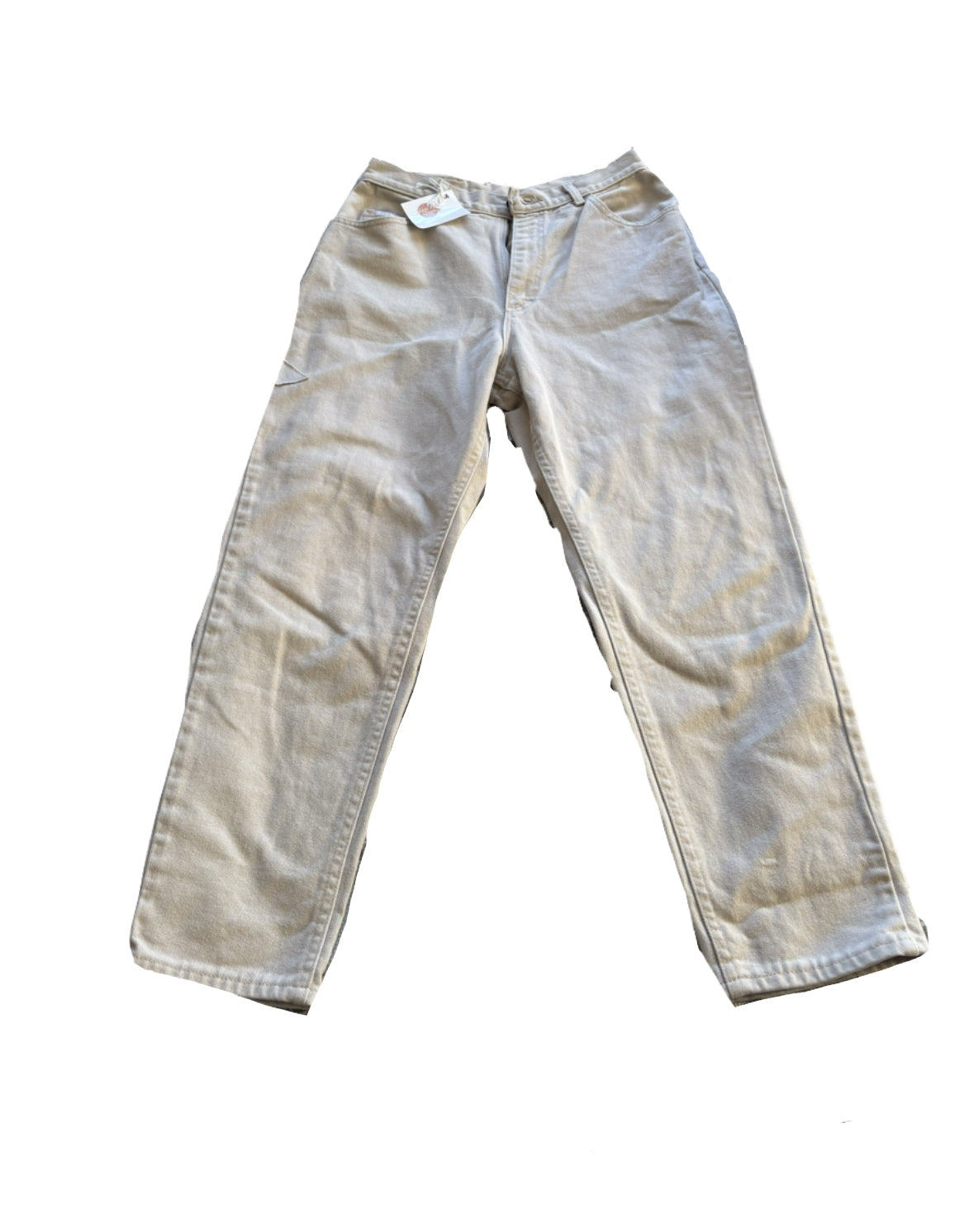 Upcycled Beige Lee Jeans 