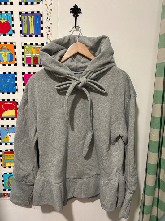 Grey Bow Hoodie