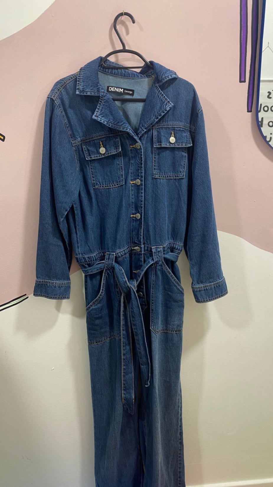 Denim Overalls