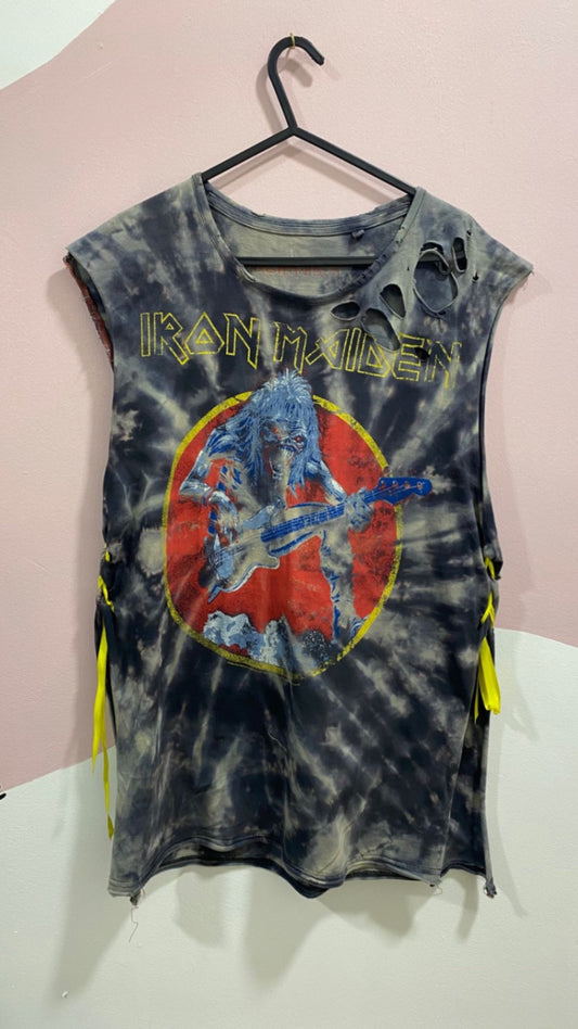 Bleach & Cut Iron Maiden Tee
