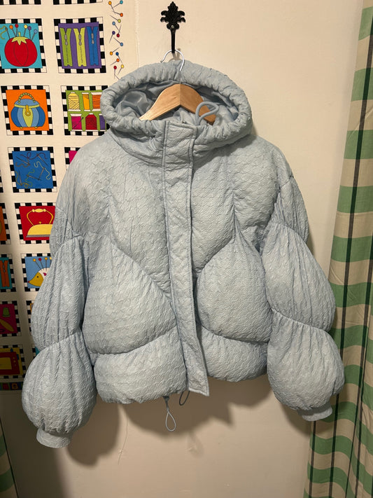 Light Blue Puffer Jacket