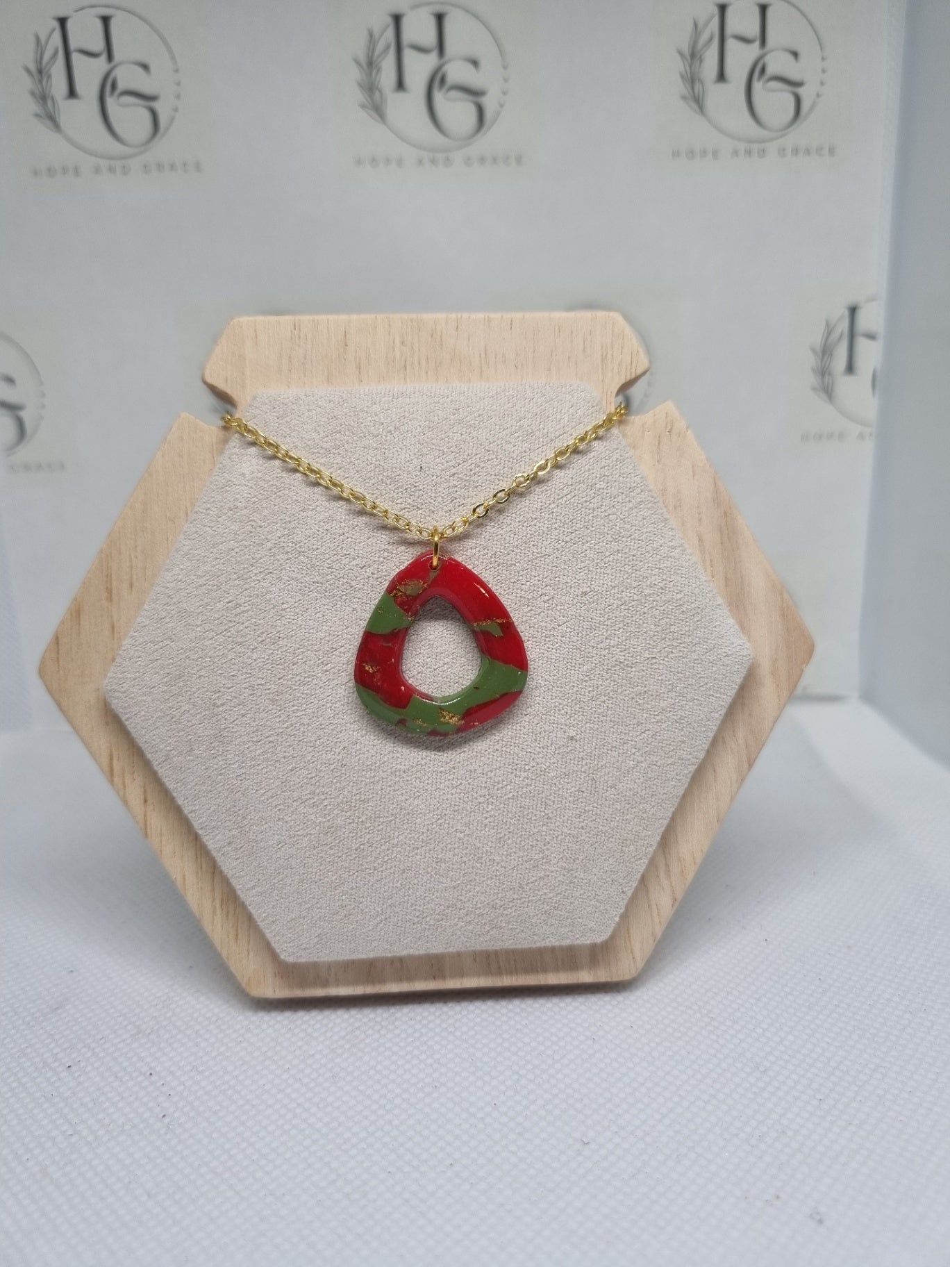 Red and Green necklace 
