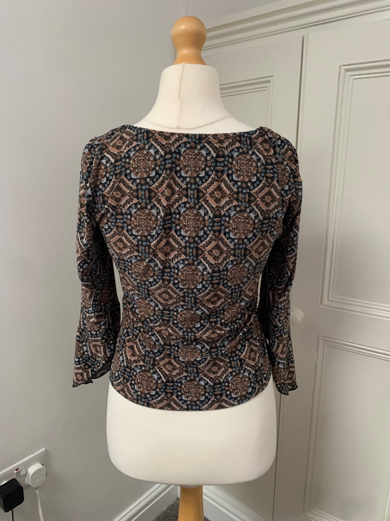 90s charlotte russe geometric top