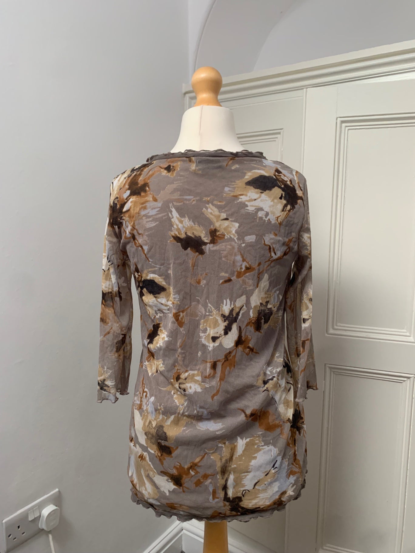 italian floral cardigan & top