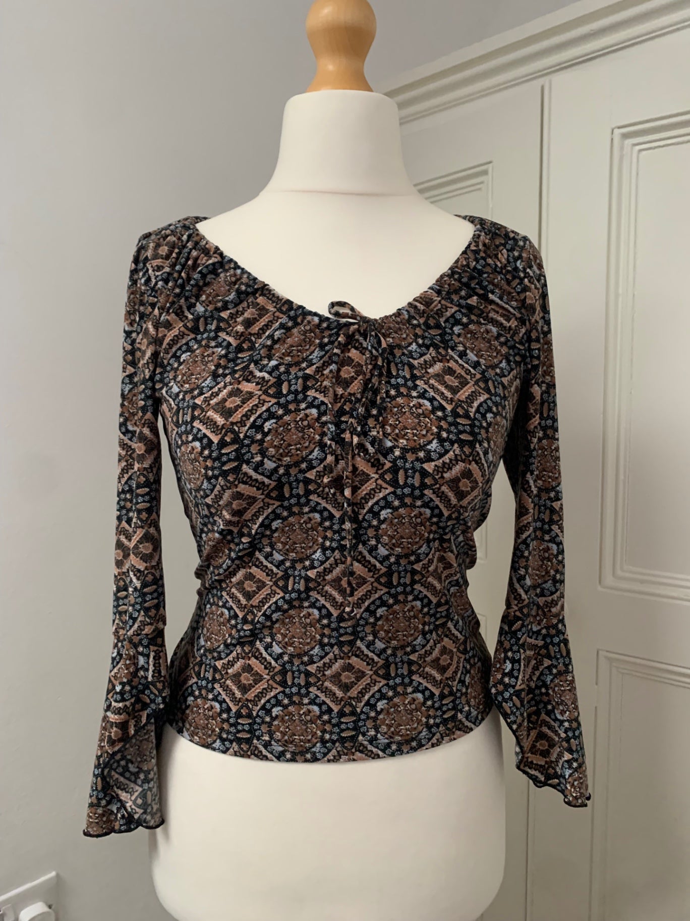 90s charlotte russe geometric top