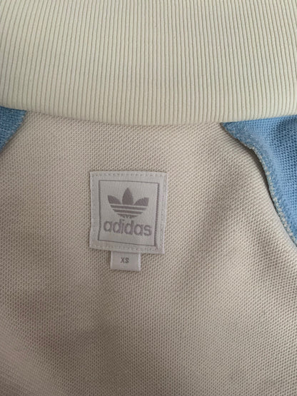 vintage baby blue adidas jacket