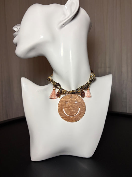 Bandana charm necklace 