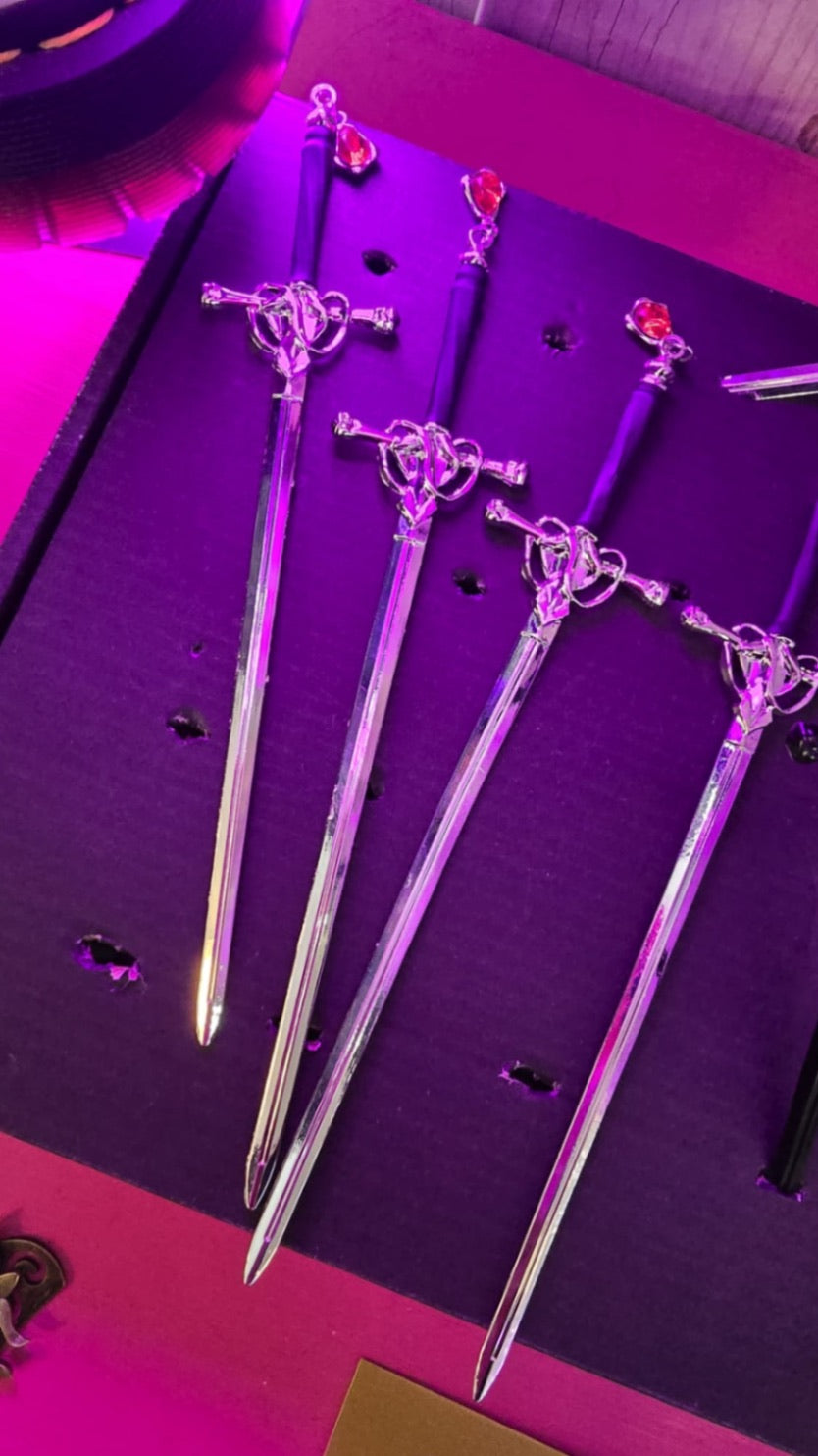 Hair wands and weaponry