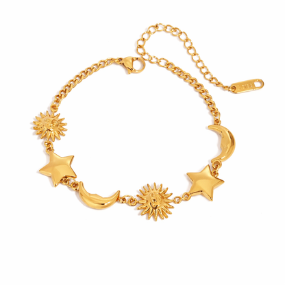 Celestial Mini Orbit Charm Bracelet