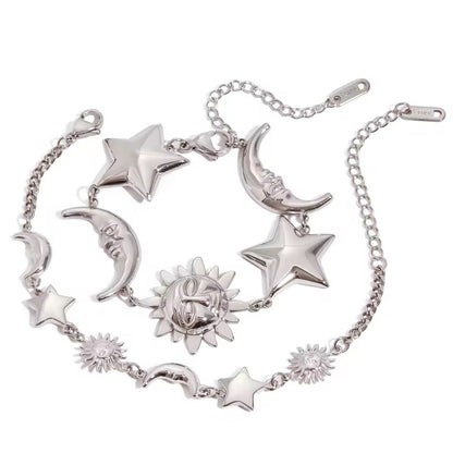 Celestial Mini Orbit Charm Bracelet