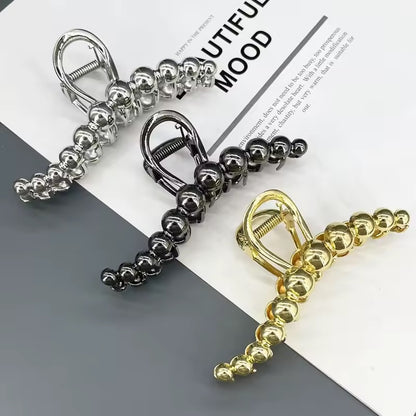 Black Spear Wave Hair Clamp
