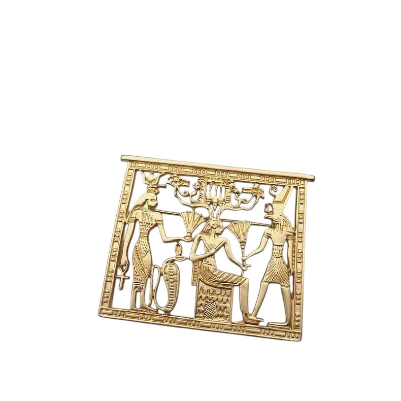 Gold Egyption Brooch 