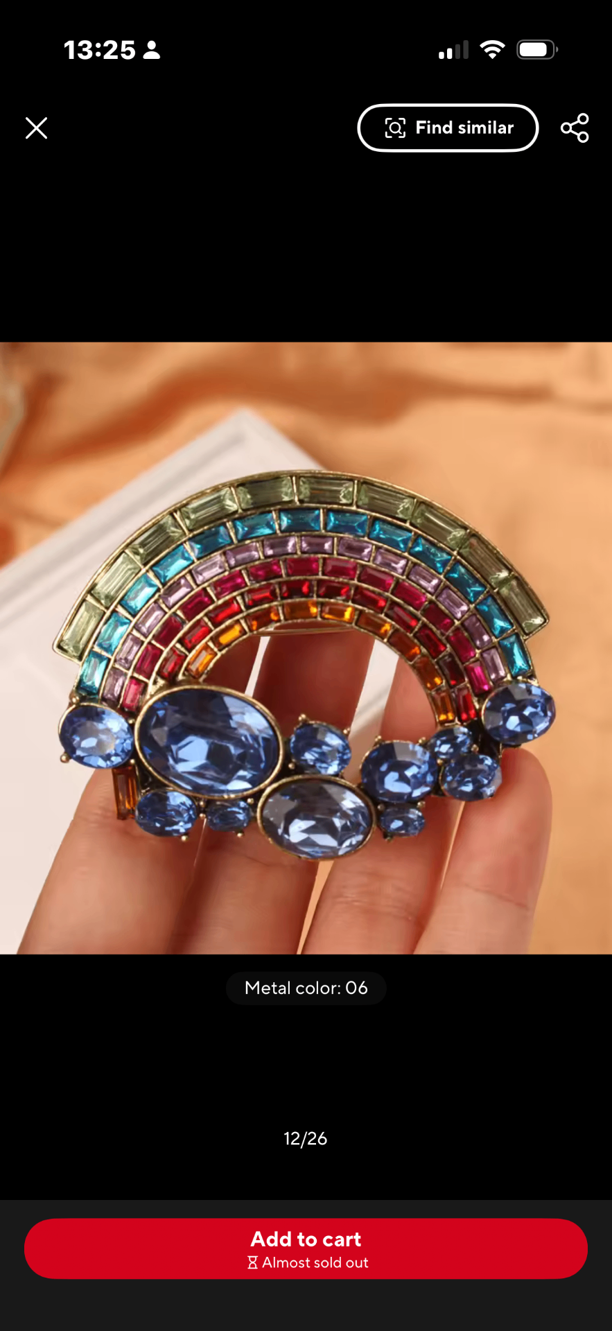 Rainbow Brooch