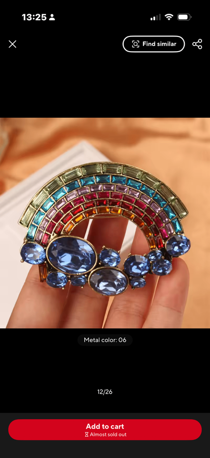 Rainbow Brooch