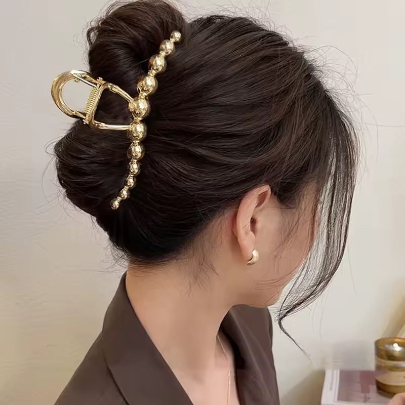 Black Spear Wave Hair Clamp