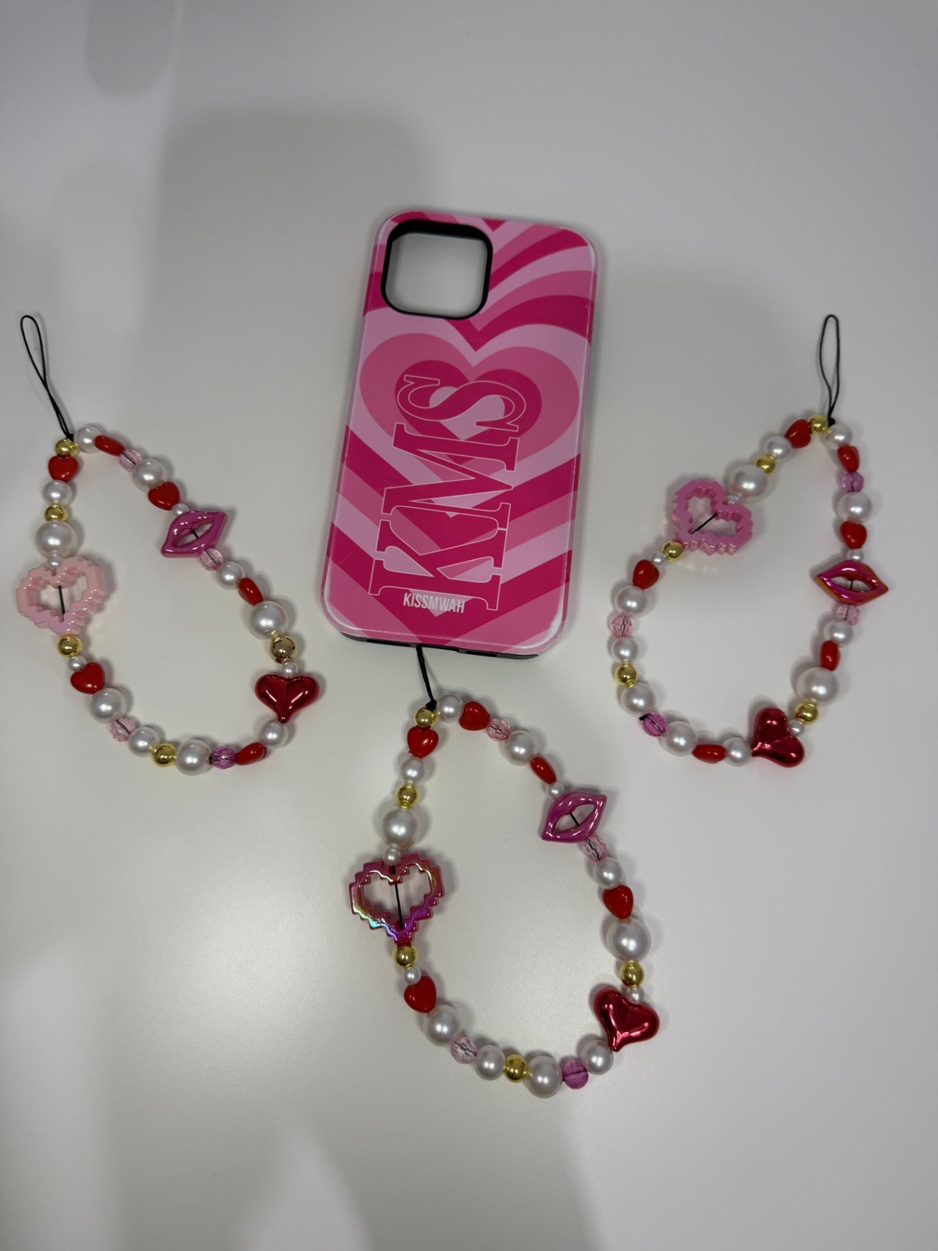 Be mine? Phone charm - gold