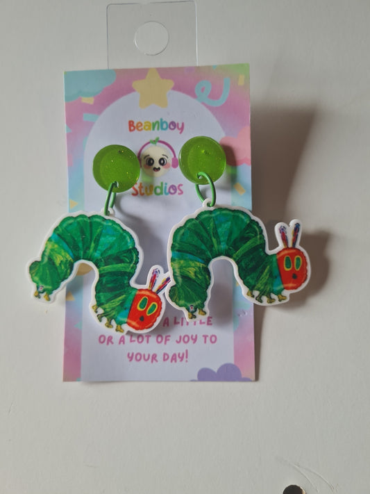 Caterpillar earrings