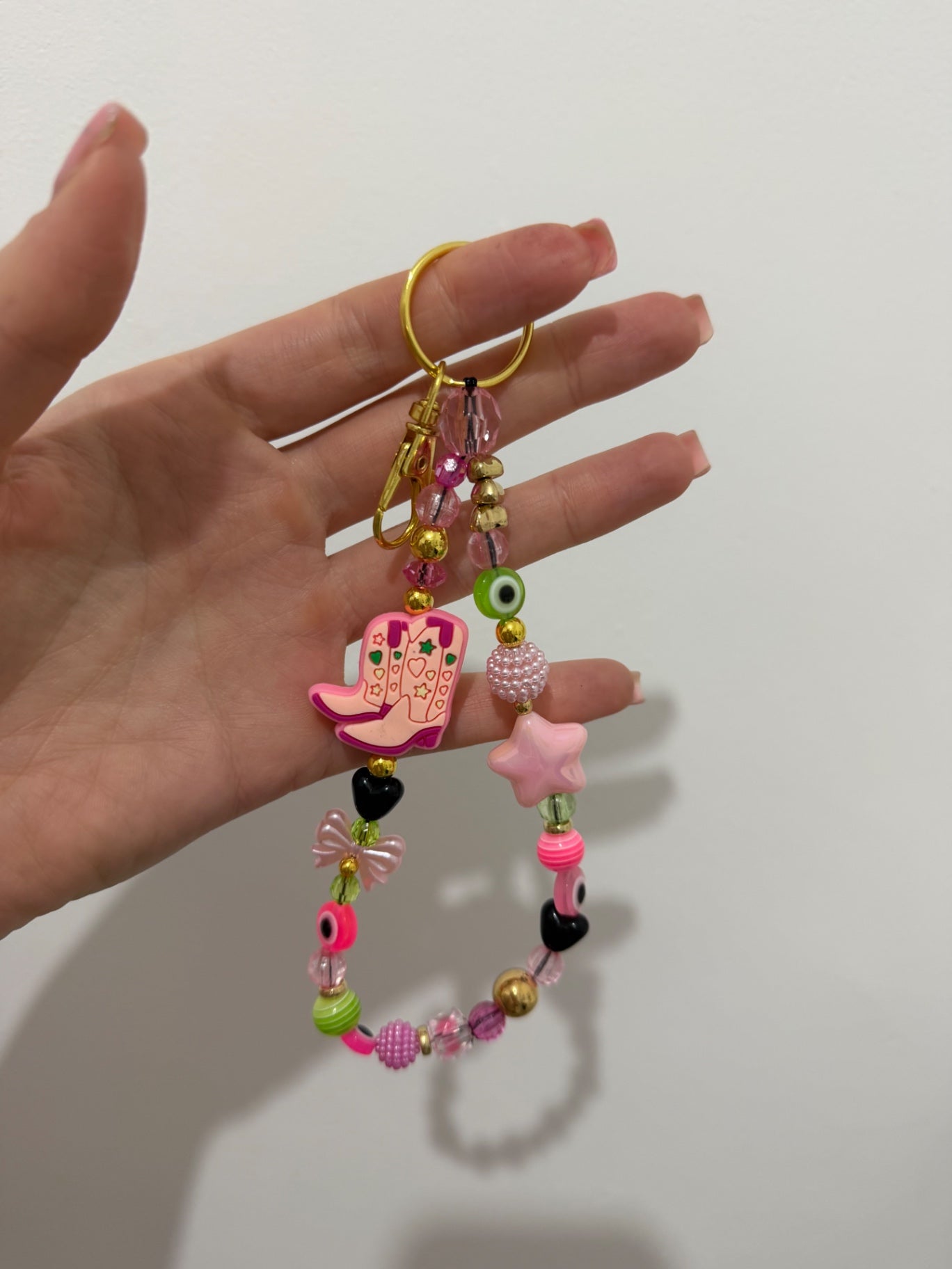 ‘Cowgirl’ Keyring - gold