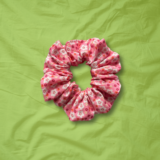 Medium Blush Bloom Scrunchie