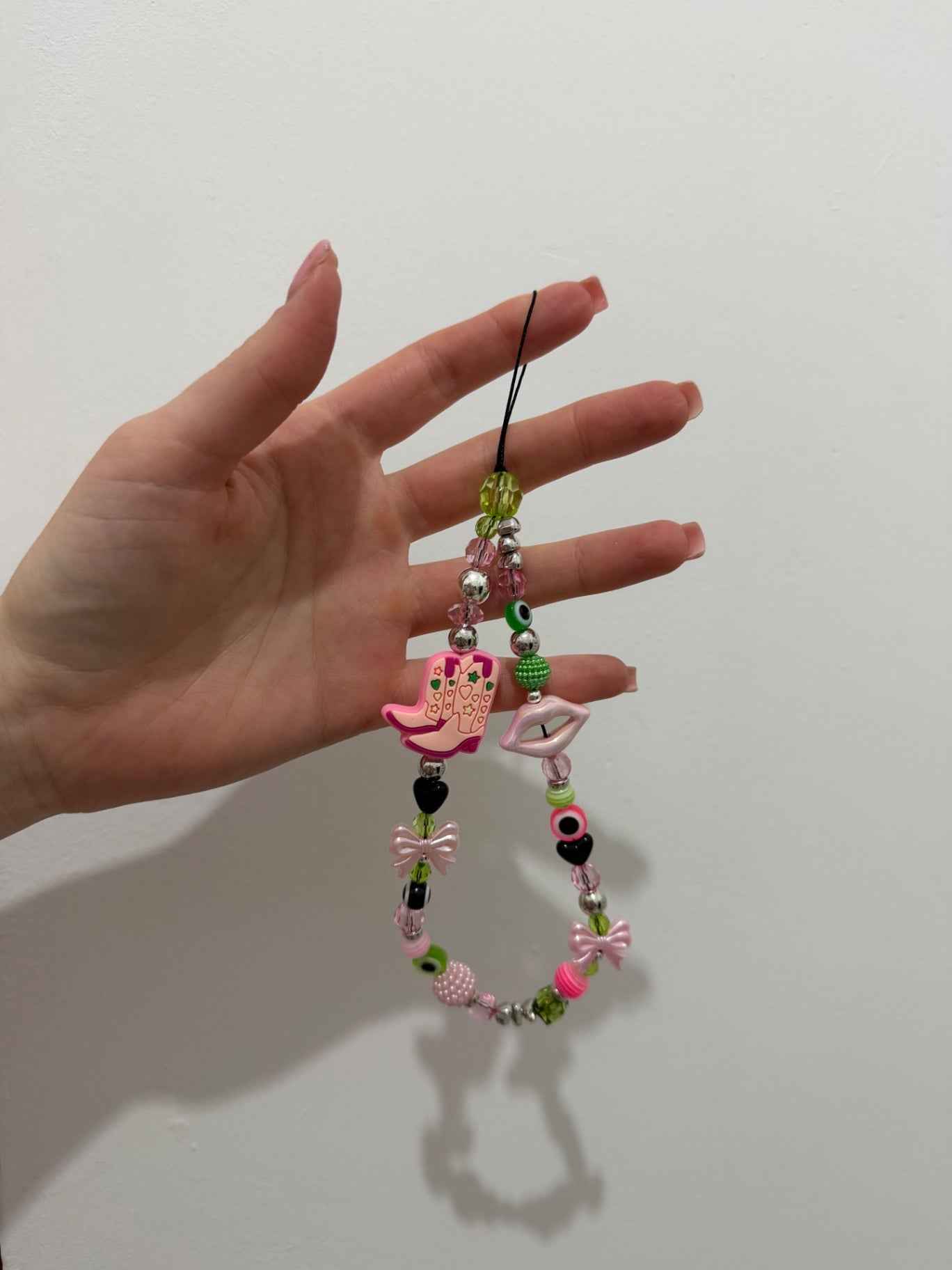 ‘Cowgirl’ phone charm - silver