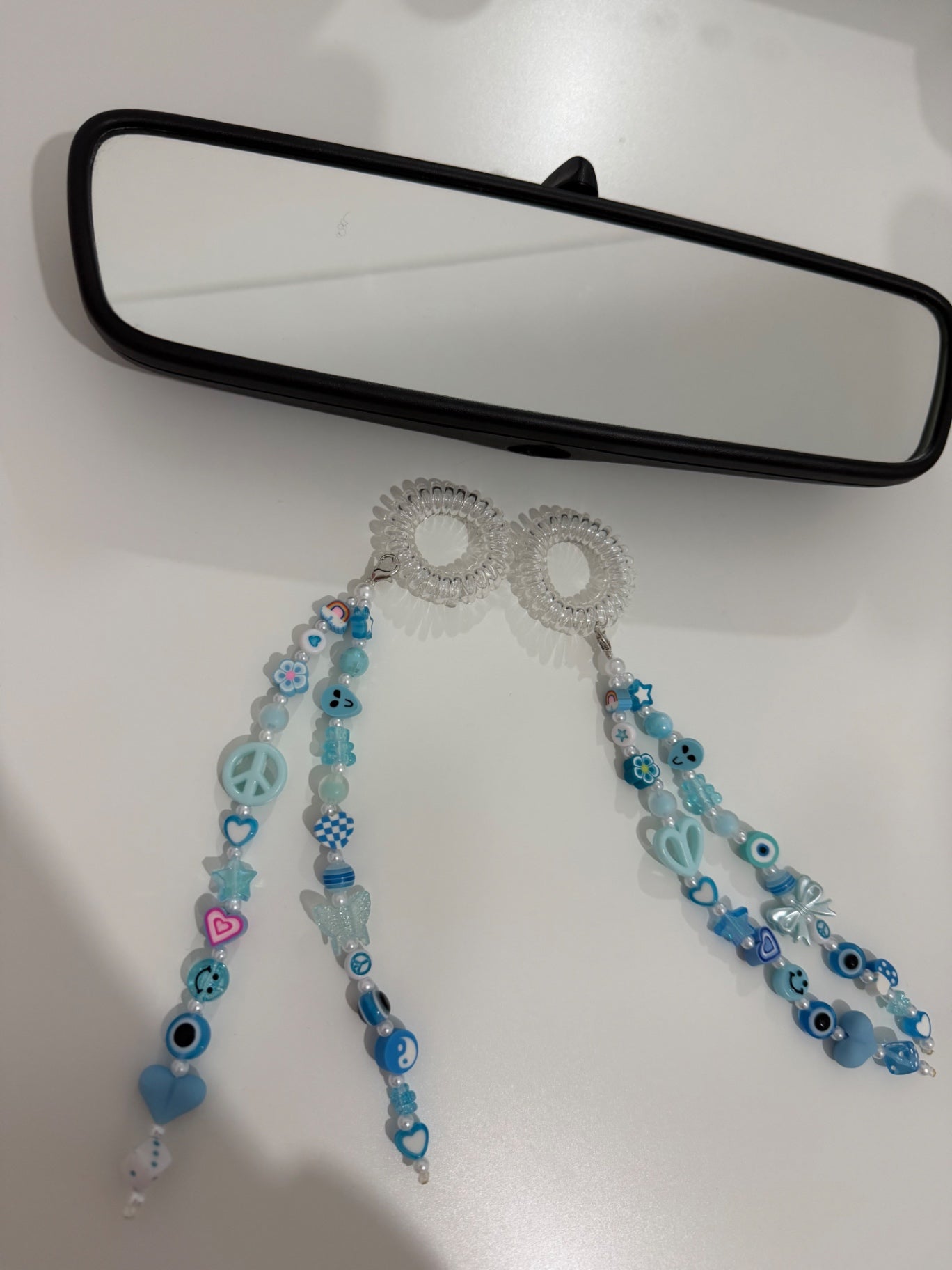 Brighten your day car charm - blue