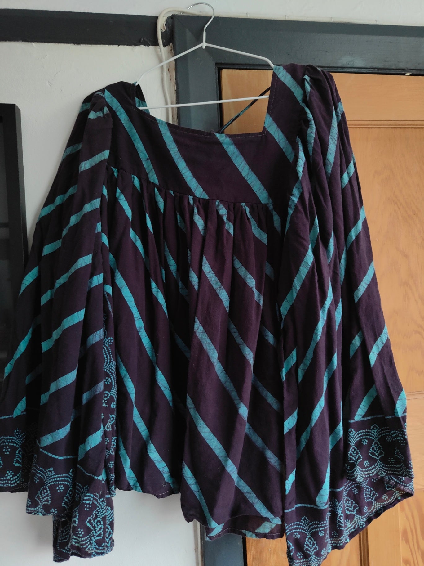 Gypset cotton smock top /tunic -one size