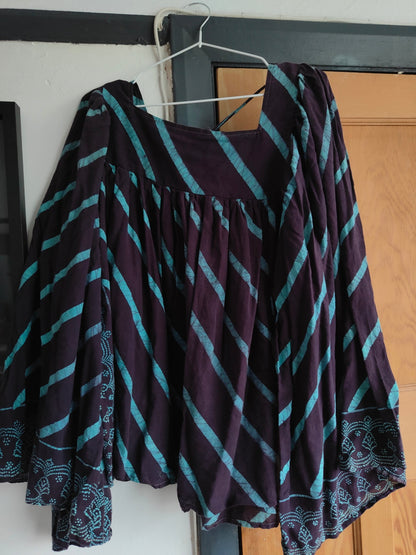 Gypset cotton smock top /tunic -one size