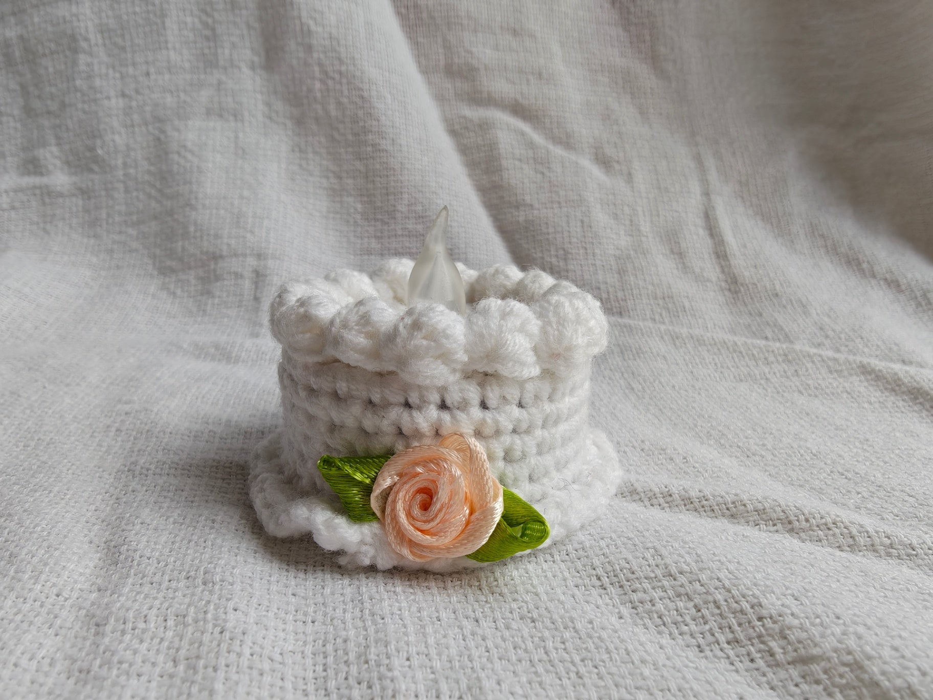 Tealight cake, wedding cake
