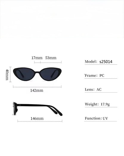 Mini Cat Eye Sunglasses Red