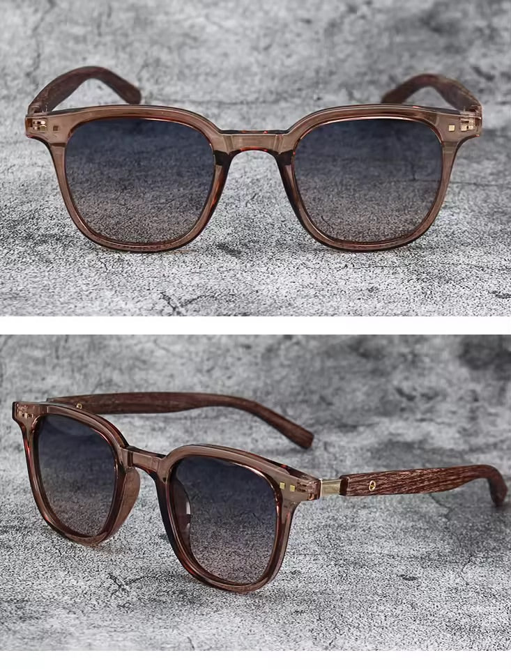 Ray Wood Sunglasses Tan