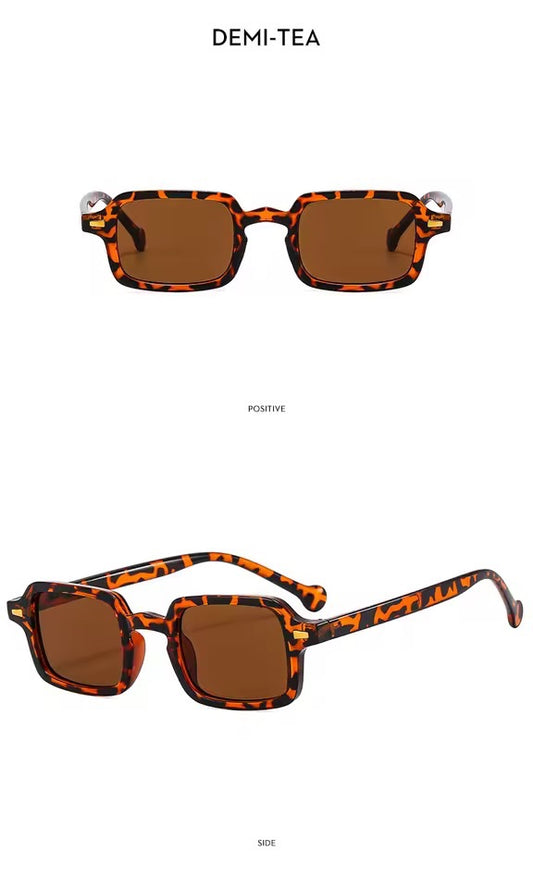 Mimi Square Mini Sunglasses Tortoise