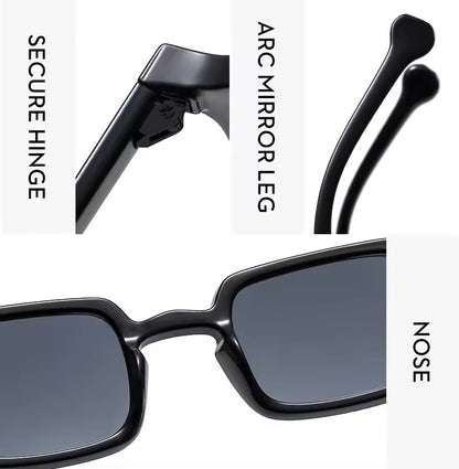 Mimi Square Mini Sunglasses Black