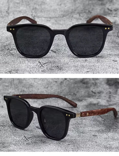 Ray Wood Sunglasses Black